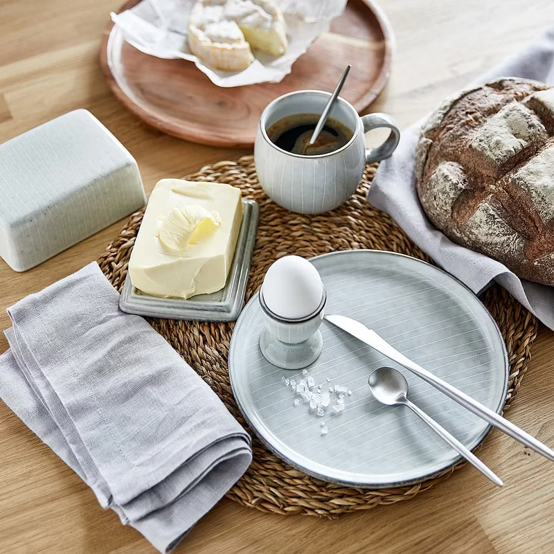 HENLEY Eierbecher 4er-Set – Schlichte Steinzeug-Eierbecher Für Stilvolles Frühstück