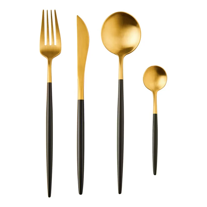 STILETTO Besteck-Set 4-tlg. – Modernes Edelstahl-Besteck Für Stilvolle Tischkultur