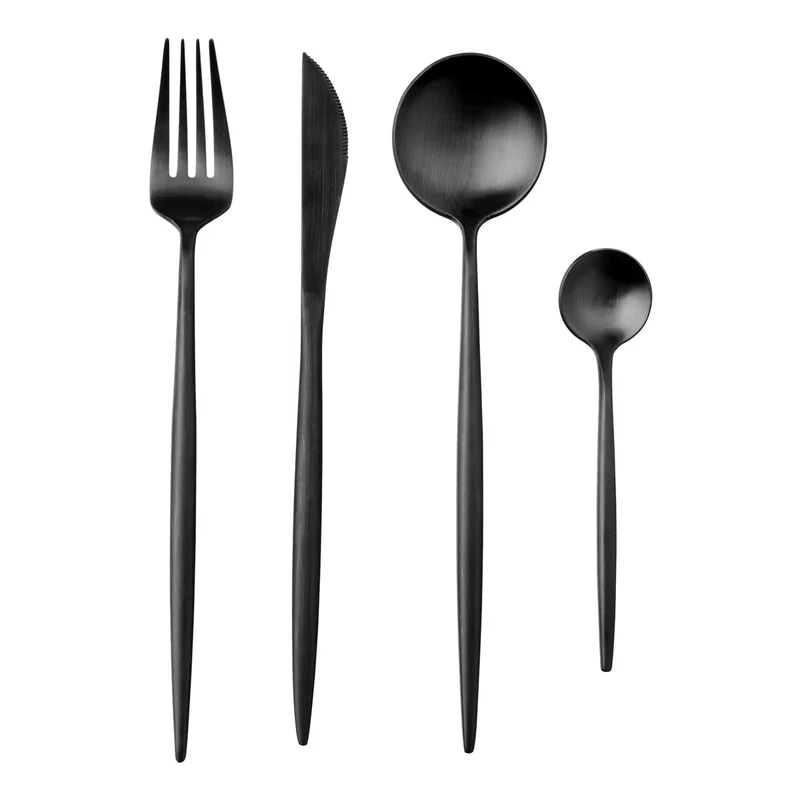 STILETTO Besteck-Set 4-tlg. – Modernes Edelstahl-Besteck Für Stilvolle Tischkultur