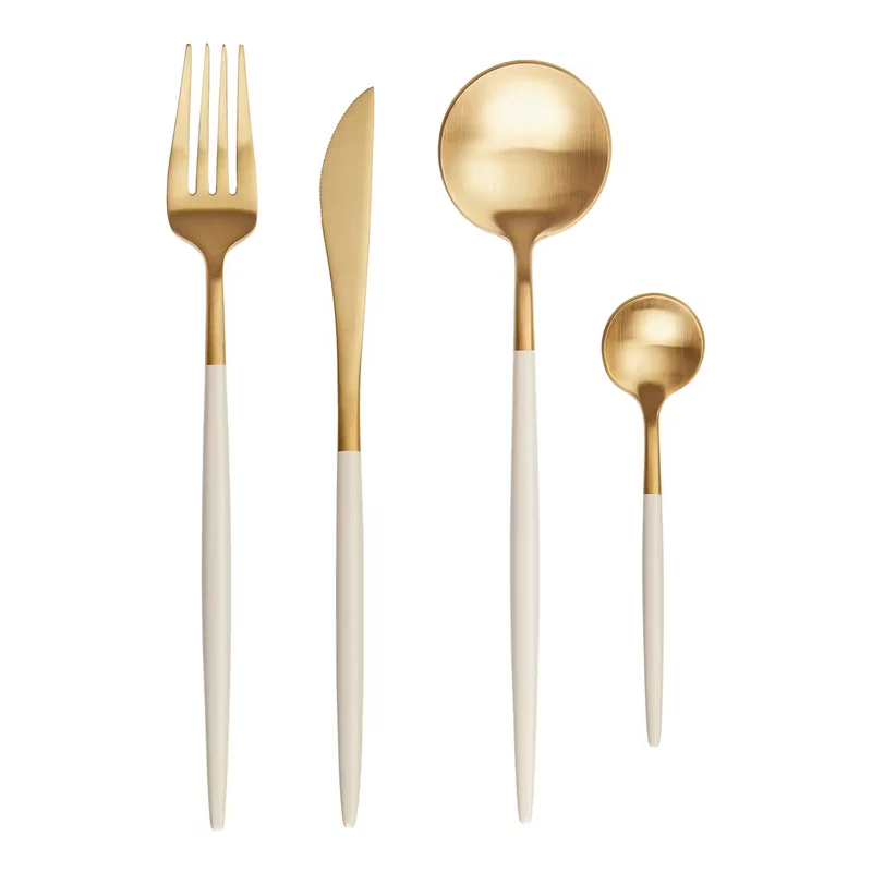 STILETTO Besteck-Set 4-tlg. – Modernes Edelstahl-Besteck Für Stilvolle Tischkultur