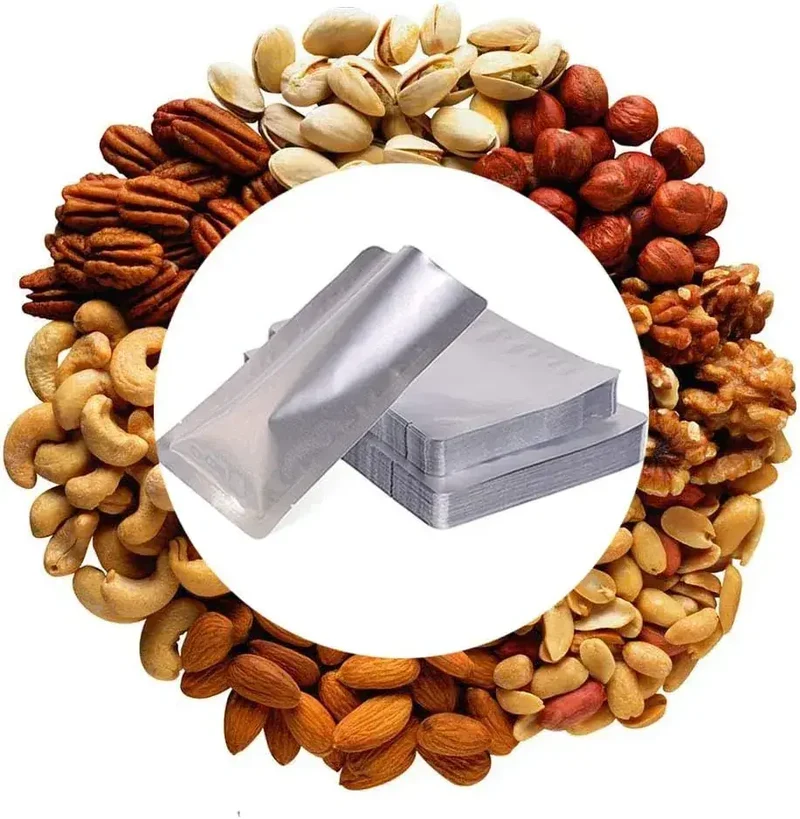 Chyuan Vacuum Sealer Bags, Aluminum Food Storage, 100 Count