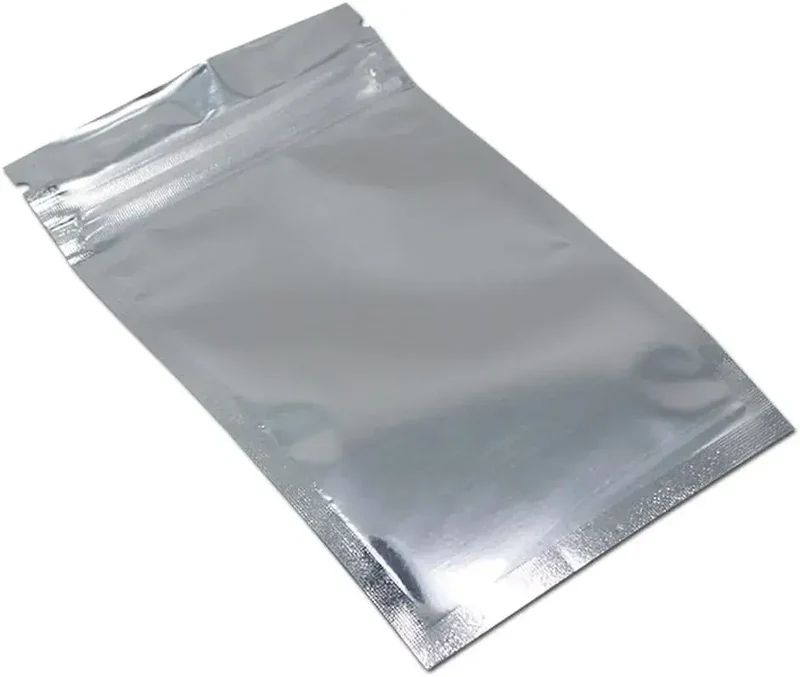 Waccomt Pack Aluminum Zipper Food Storage Bags 10x15cm (100-Pack)