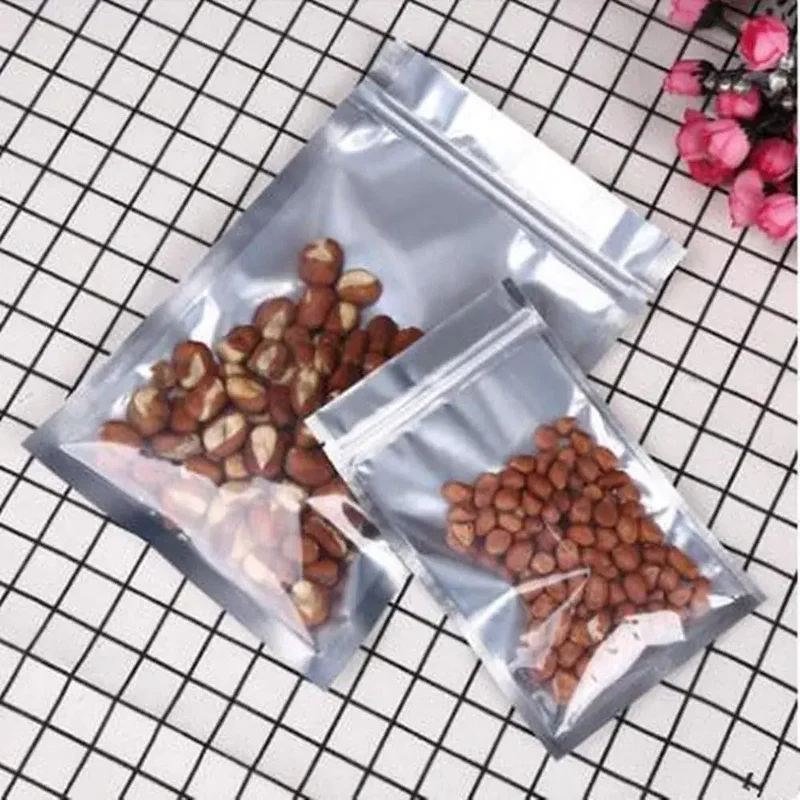 Waccomt Pack Aluminum Zipper Food Storage Bags 10x15cm (100-Pack)