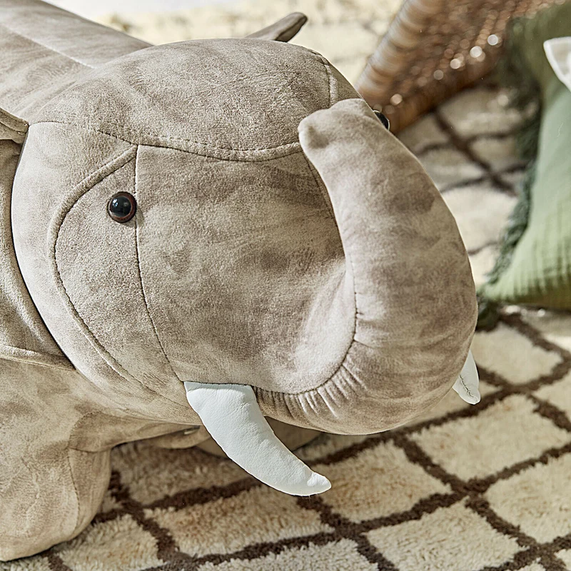 BELLYBOO Elefanten Sitzsack für Kinder – Kuscheliger Tier-Sitz Für Komfort & Spielspaß