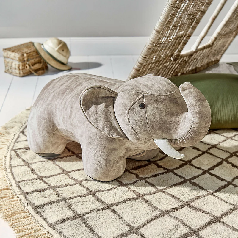 BELLYBOO Elefanten Sitzsack für Kinder – Kuscheliger Tier-Sitz Für Komfort & Spielspaß