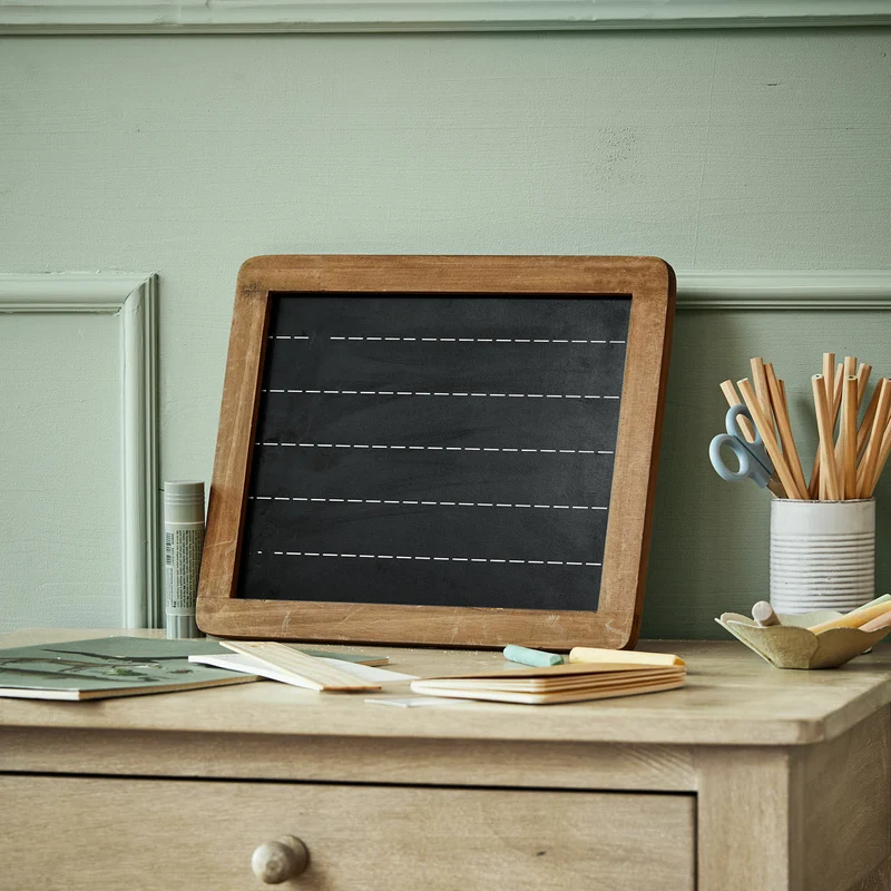 KANZA Kreidetafel – Vintage Wandtafel Für Kreatives Lernen & Kinderzimmer