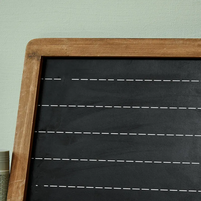 KANZA Kreidetafel – Vintage Wandtafel Für Kreatives Lernen & Kinderzimmer