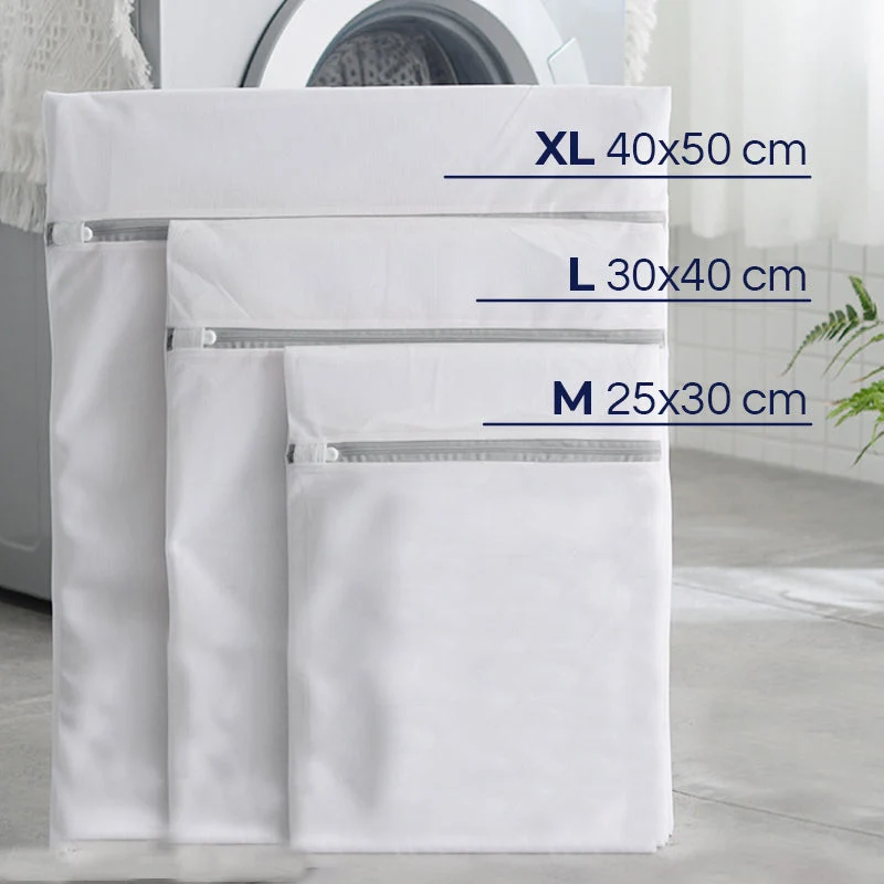 Wäschebeutel 3er Set – Schutz-Wäschesäcke für empfindliche Kleidung beim Waschen