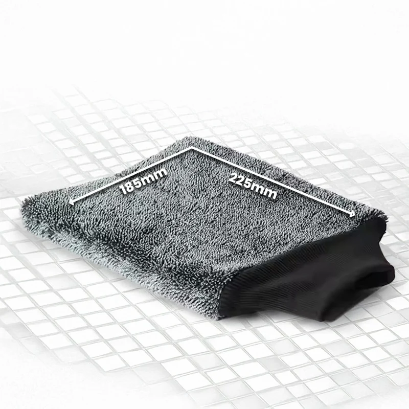 Trocken-Handschuh – Präziser Mikrofaser-Reinigungshandschuh für streifenfreies Trocknen von Bad, Küche & Glasflächen
