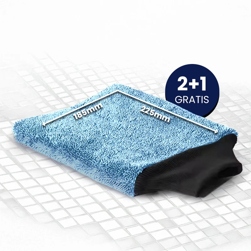 Trocken-Handschuh – Präziser Mikrofaser-Reinigungshandschuh für streifenfreies Trocknen von Bad, Küche & Glasflächen