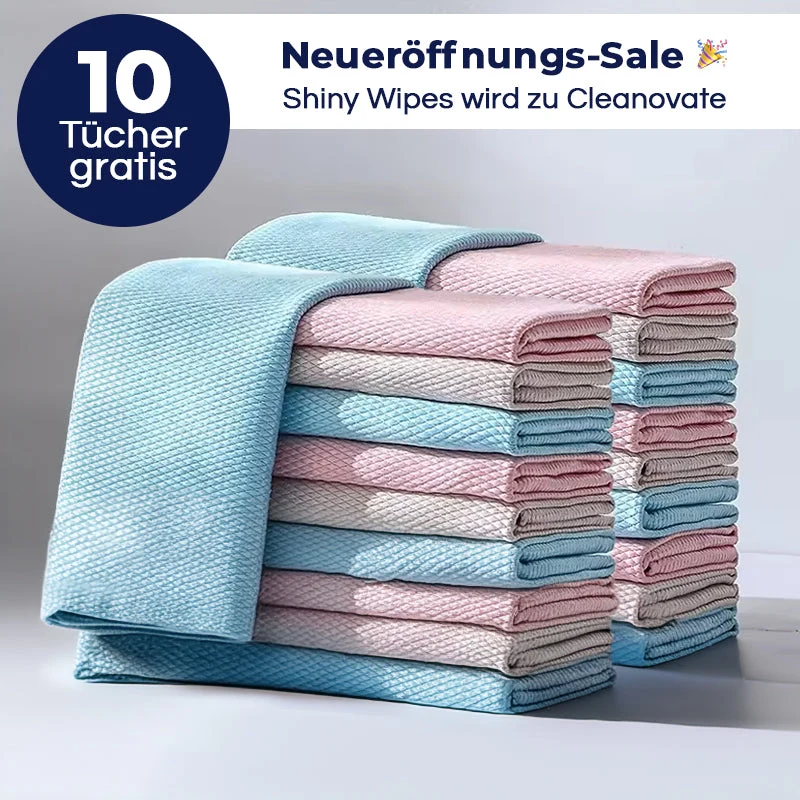 Allzwecktücher – Wiederverwendbare Mikrofaser-Reinigungstücher für streifenfreie Sauberkeit im ganzen Haushalt