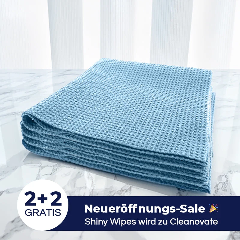 Fenstertuch – Streifenfreies Mikrofaser-Reinigungstuch für Fenster, Spiegel & Glasflächen