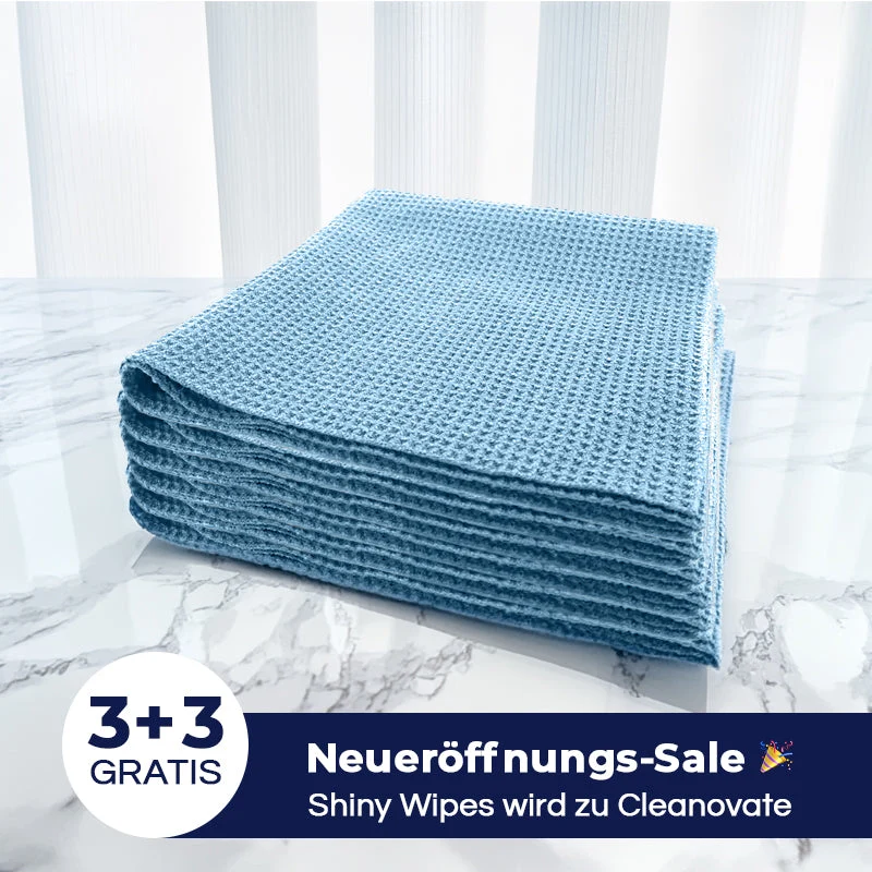 Fenstertuch – Streifenfreies Mikrofaser-Reinigungstuch für Fenster, Spiegel & Glasflächen