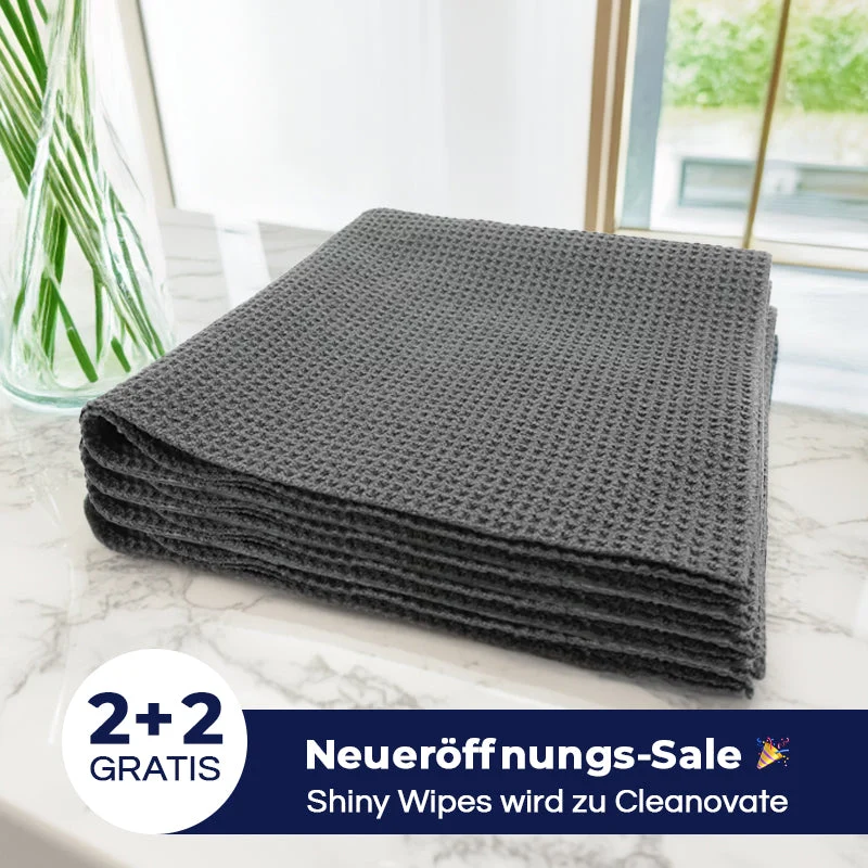 Fenstertuch – Streifenfreies Mikrofaser-Reinigungstuch für Fenster, Spiegel & Glasflächen