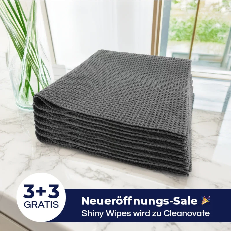 Fenstertuch – Streifenfreies Mikrofaser-Reinigungstuch für Fenster, Spiegel & Glasflächen