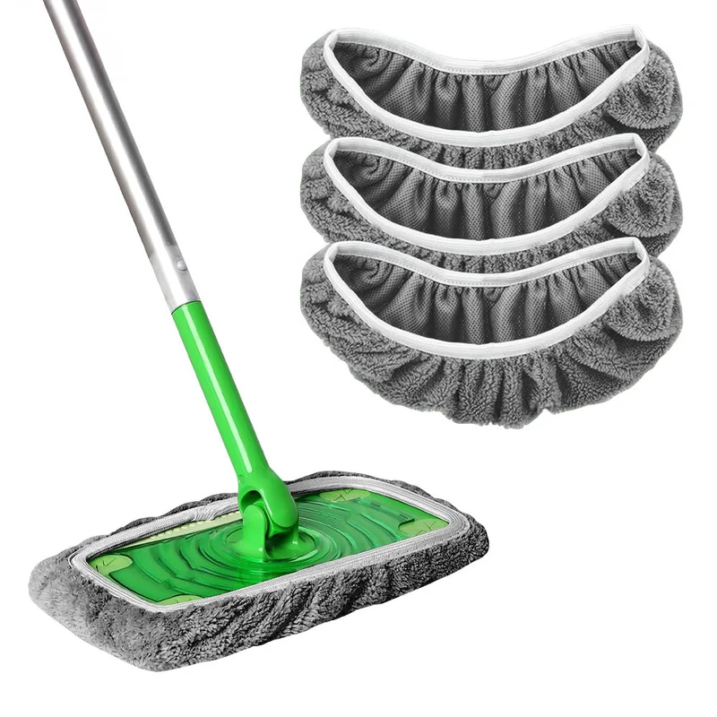 Wiederverwendbare Mopp-Bezüge – Waschbare Mikrofaser-Wischpads für nachhaltige Bodenreinigung