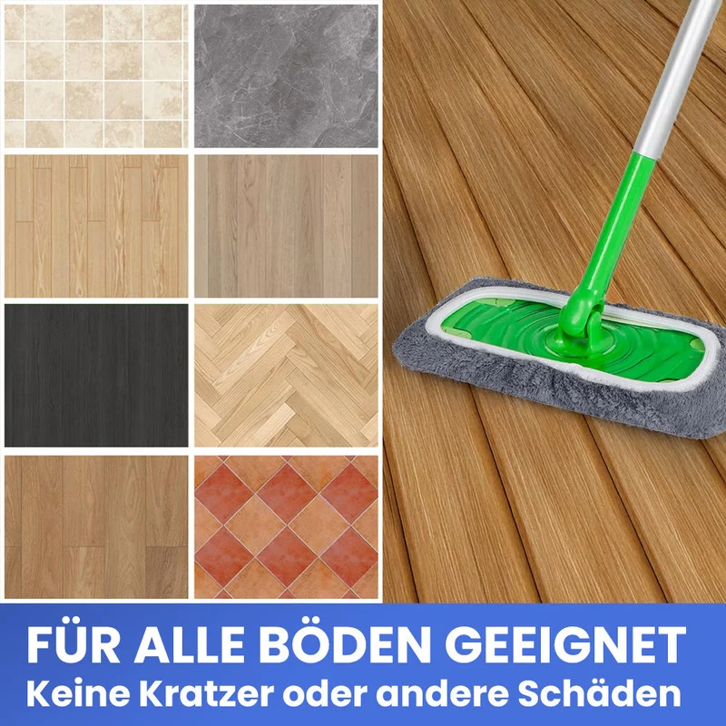 Wiederverwendbare Mopp-Bezüge – Waschbare Mikrofaser-Wischpads für nachhaltige Bodenreinigung