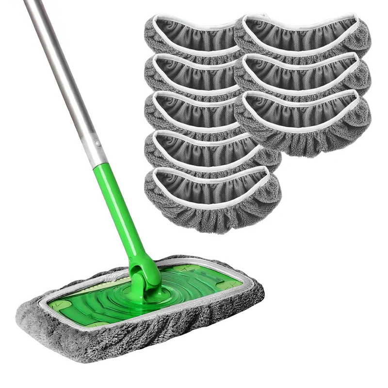 Wiederverwendbare Mopp-Bezüge – Waschbare Mikrofaser-Wischpads für nachhaltige Bodenreinigung