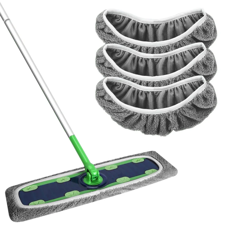 Wiederverwendbare Mopp-Bezüge – Waschbare Mikrofaser-Wischpads für nachhaltige Bodenreinigung