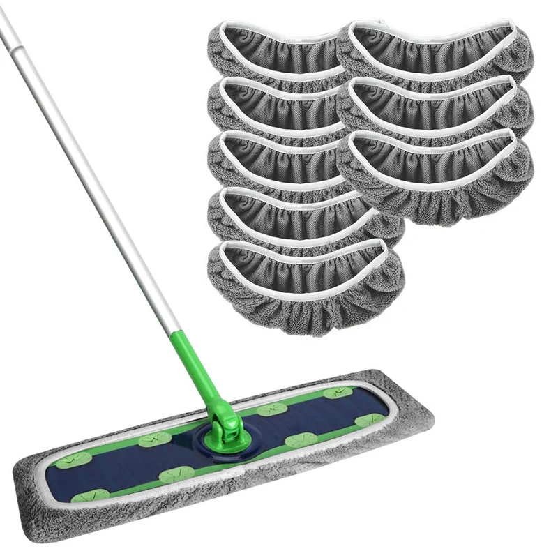Wiederverwendbare Mopp-Bezüge – Waschbare Mikrofaser-Wischpads für nachhaltige Bodenreinigung