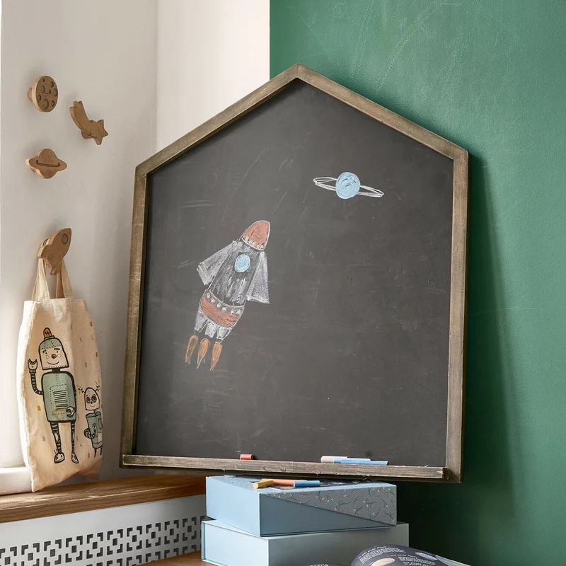OAKLYNNE Kreidetafel – Vintage Lern- & Maltafel Für Kreative Kinderzimmer