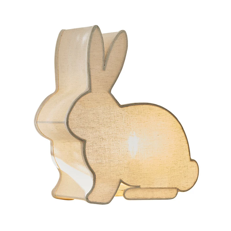 TWINKLELARK Kinder-Tischlampe – Niedliche Hasenlampe Für Gemütliche Kinderzimmer