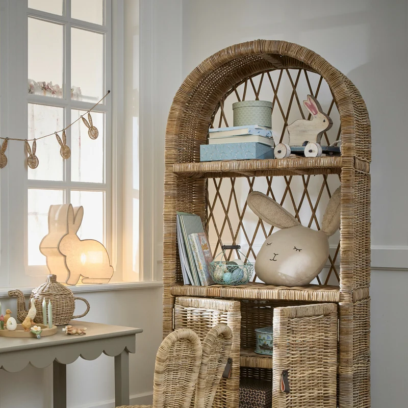 MOIRAINE Ziehfigur – Klassisches Holz-Ziehspielzeug Im Vintage-Hasen-Design