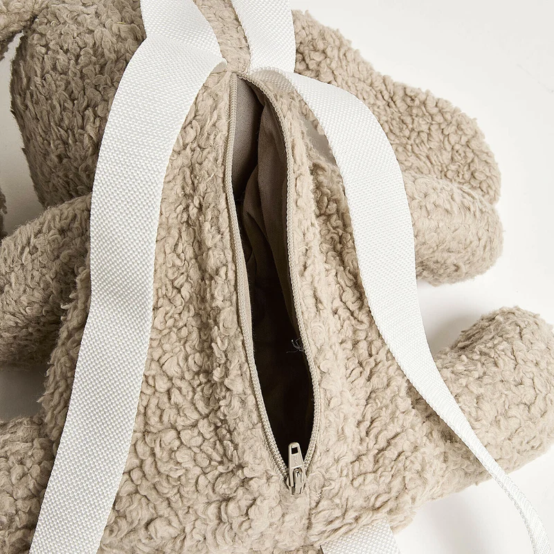 FLUFFERNAP Hasen-Rucksack – Niedlicher Bunny-Rucksack für kleine Abenteuer