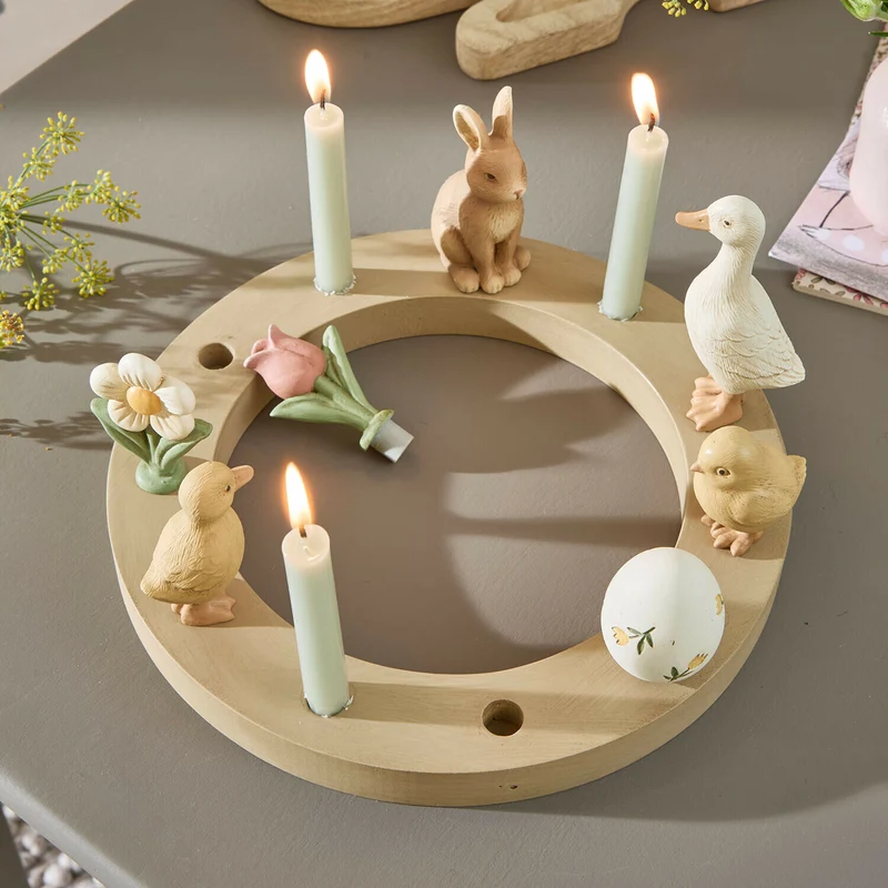EIRALIS Kerzenkranz – Dekorativer Waldkranz Mit Naturinspiriertem Design