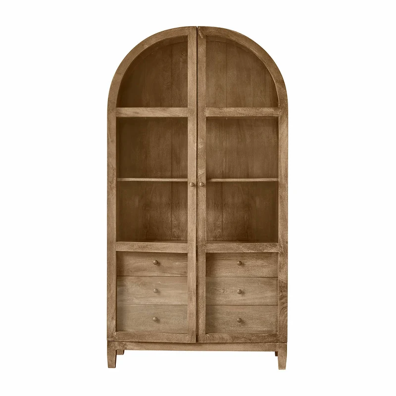 WINSCOMBE Schrank – Massiver Mangoholz-Schrank mit Vintage-Charme