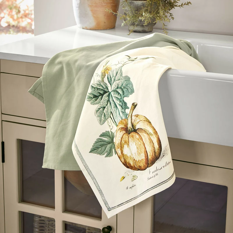 PAVOLINOS Geschirrtuch 2er-Set – Hochwertige Küchentücher Mit Mediterranem Charme
