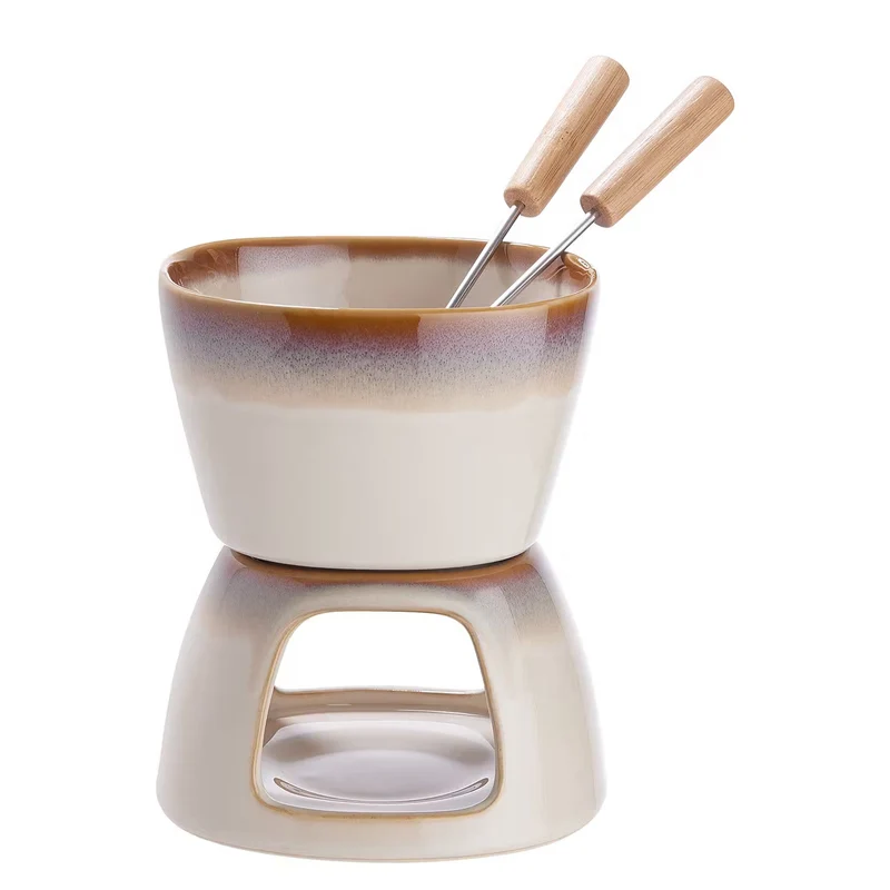 MINI Fondue Au Chocolat – Kompaktes Schokoladenfondue-Set Für Süße Genussmomente