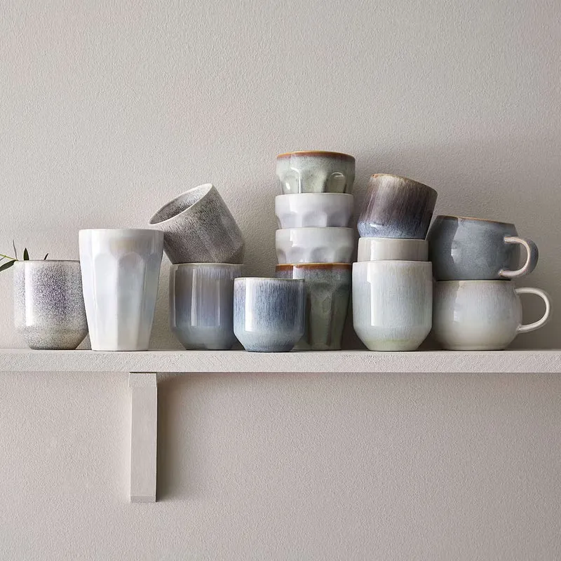BERGAMO Kaffeetasse 6er-Set – Zeitlose Glas-Kaffeetassen Für Kaffee, Tee & Heißgetränke