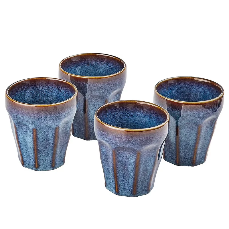 BERGAMO Kaffeetasse 6er-Set – Zeitlose Glas-Kaffeetassen Für Kaffee, Tee & Heißgetränke