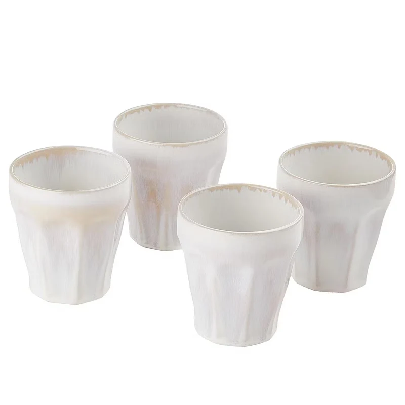 BERGAMO Kaffeetasse 6er-Set – Zeitlose Glas-Kaffeetassen Für Kaffee, Tee & Heißgetränke