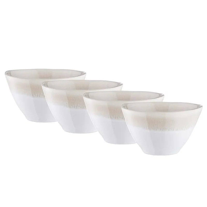 ATLANTIS Schale 4er-Set – Mediterrane Steingutschalen Mit Maritimer Glasur