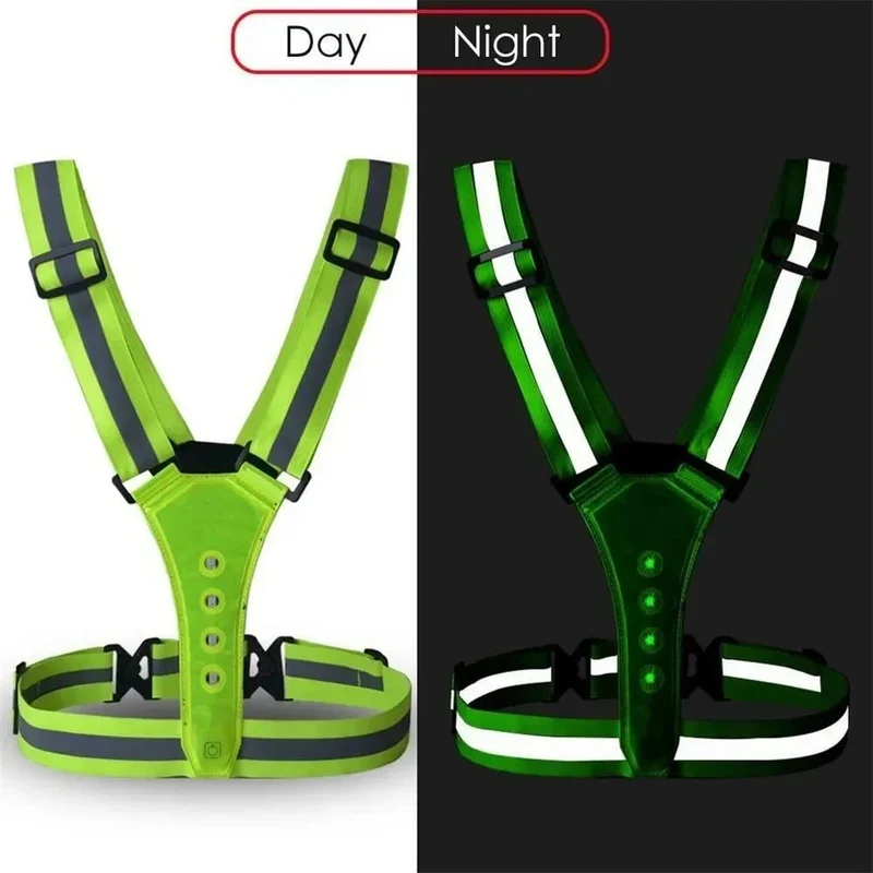 LED Sicherheitsweste – 360° Sichtbarkeit für Joggen & Radfahren