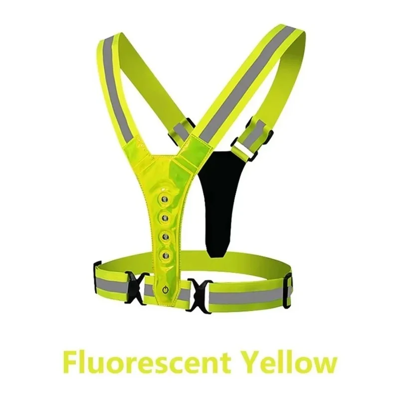LED Sicherheitsweste – 360° Sichtbarkeit für Joggen & Radfahren