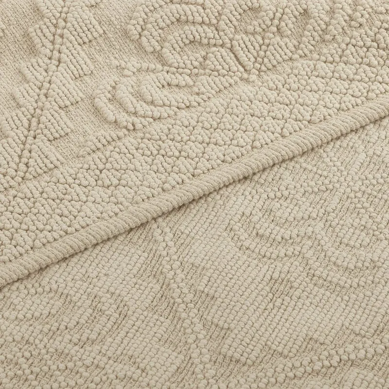 MIVOREX Badematte – Weiche Baumwoll-Jacquard Badematte