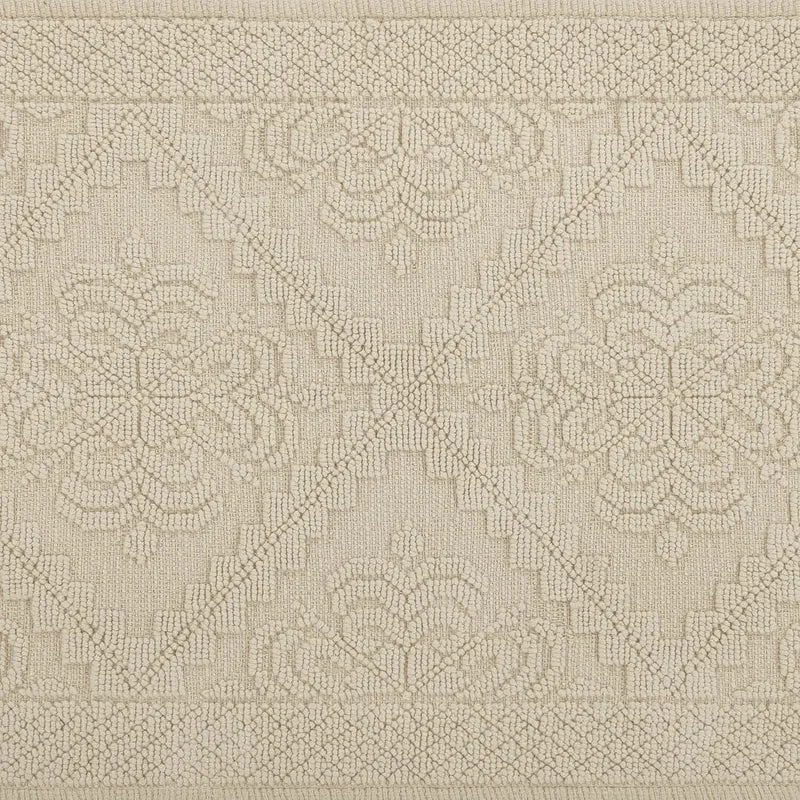 MIVOREX Badematte – Weiche Baumwoll-Jacquard Badematte