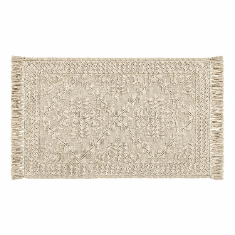 MIVOREX Badematte – Weiche Baumwoll-Jacquard Badematte