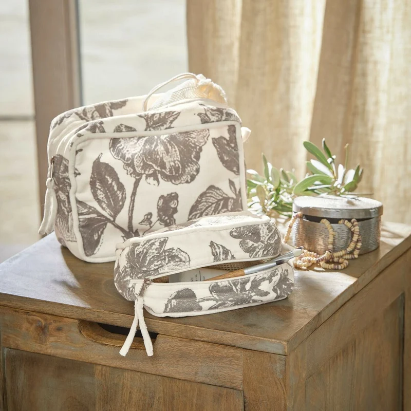 BRILONNE Kosmetiktaschen-Set 2-teilig – Samtige Aufbewahrung Mit Stil