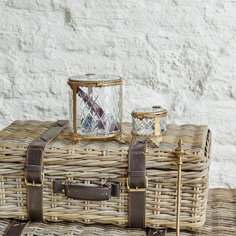 SVELTEQUE Vorratsglas-Set 2-teilig – Dekorative Glasdosen Im Vintage-Stil