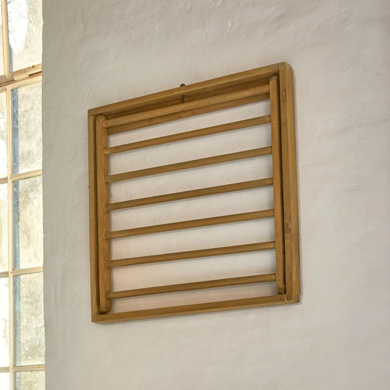 ÉLIRÈME Wand-Wäscheständer – Klappbarer Wäscheständer Aus Holz