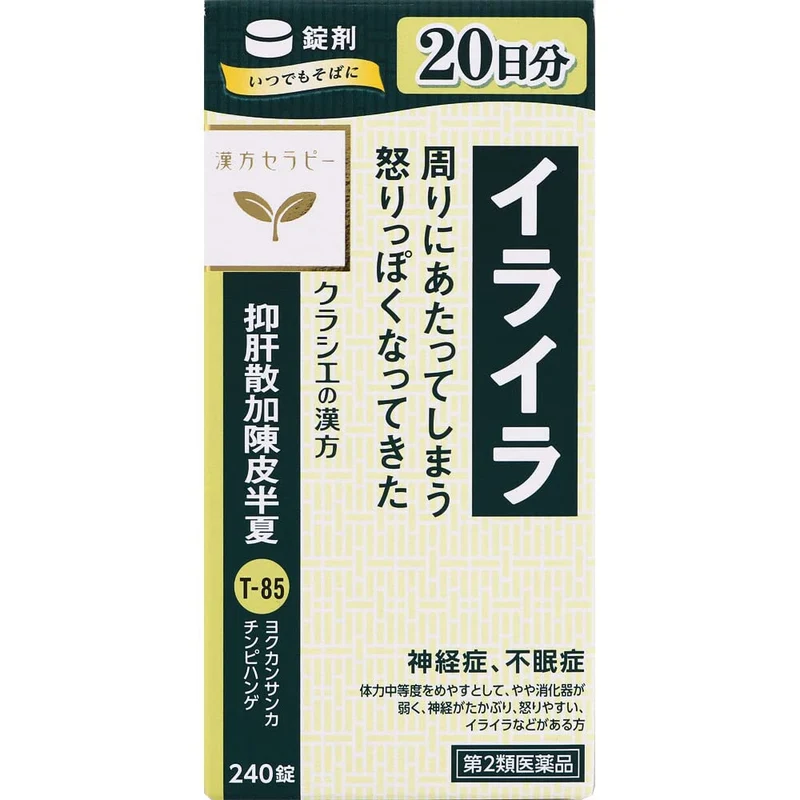 Kracie Pharmaceuticals Yokukansankachimpihange Hangatsu Extract (2Nd-Class Otc Drug) 240 Tablets