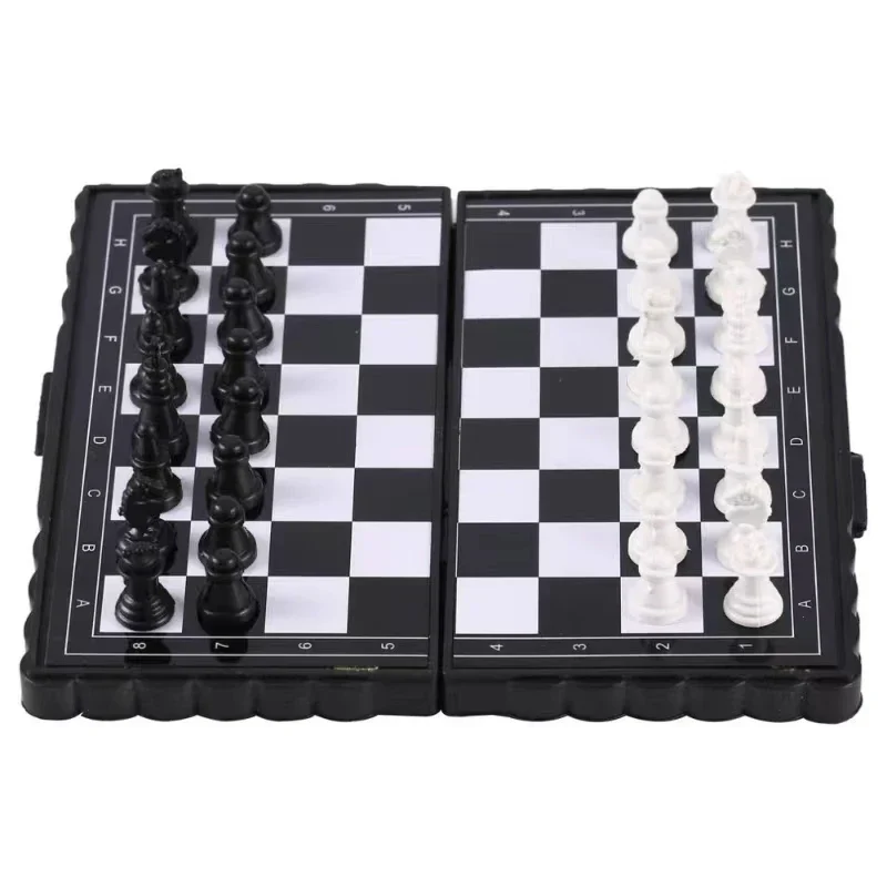 Minimind Magnetisches Schachspiel Kinder – Faltbar, Tragbar & Lernfördernd