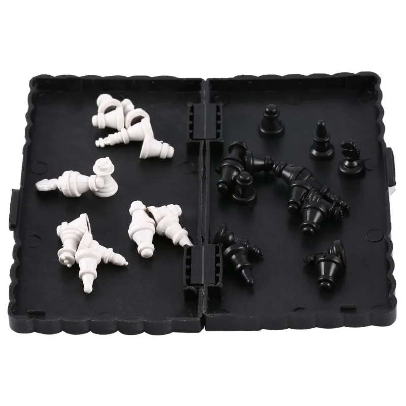 Minimind Magnetisches Schachspiel Kinder – Faltbar, Tragbar & Lernfördernd