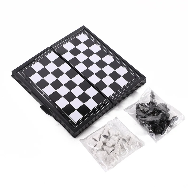 Minimind Magnetisches Schachspiel Kinder – Faltbar, Tragbar & Lernfördernd