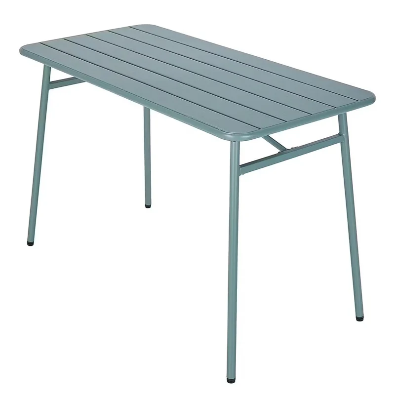 LINESIDE Gartenmöbel-Set 3-teilig – Stahl Bistro-Set in Salbeigrün