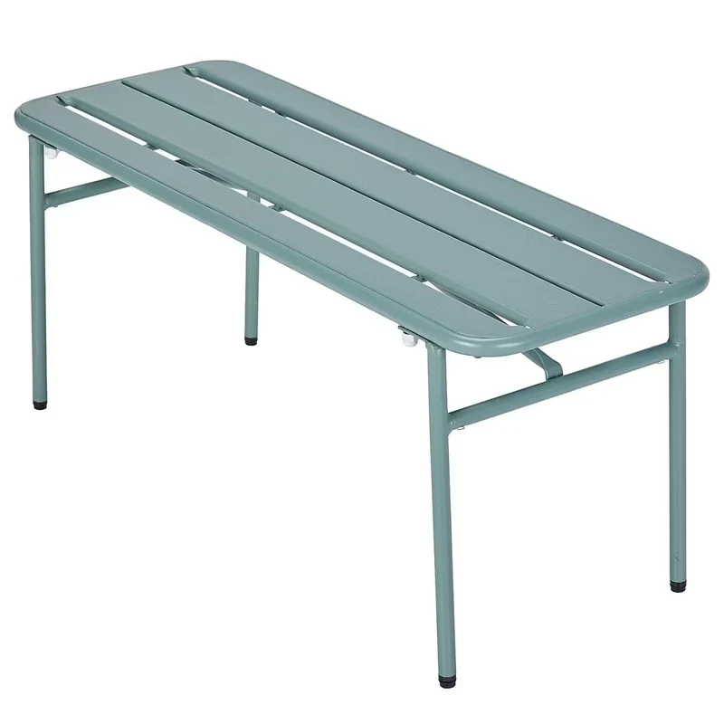LINESIDE Gartenmöbel-Set 3-teilig – Stahl Bistro-Set in Salbeigrün